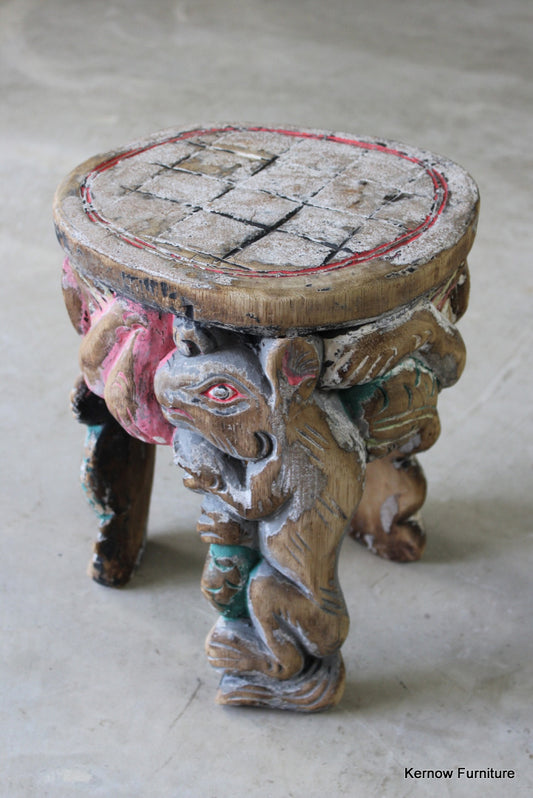 Small Tribal Stool - Kernow Furniture