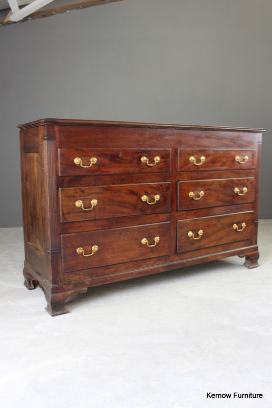 Georgian Mahogany Mule Chest - Kernow Furniture