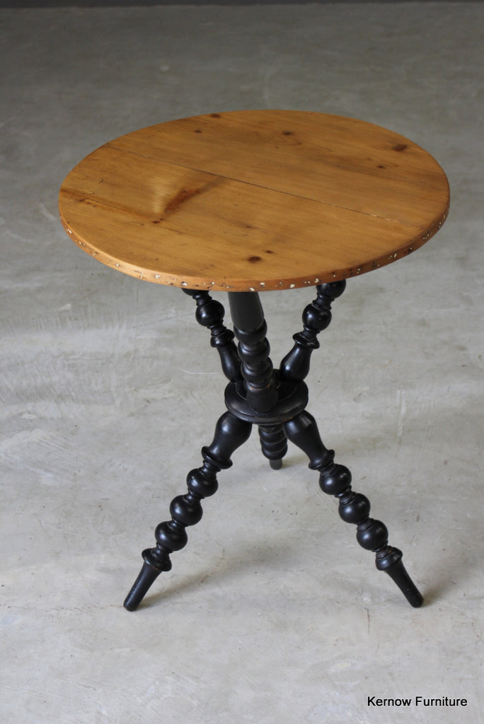Ebonised Gypsy Table - Kernow Furniture
