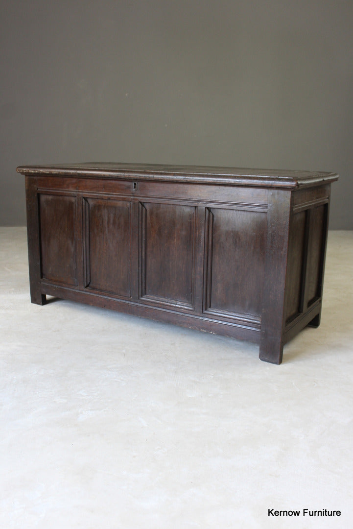 Antique Oak Coffer - Kernow Furniture