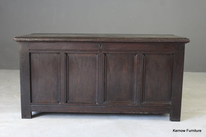 Antique Oak Coffer - Kernow Furniture