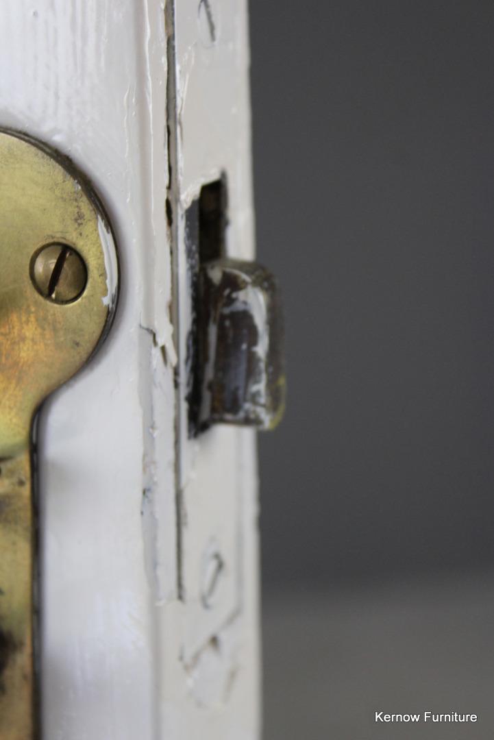 Early 20th Century Pine Door with Brass Handle (2) - Kernow Furniture