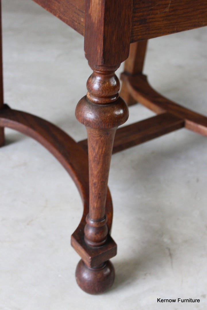 Inlaid Oak Carver Chair - Kernow Furniture