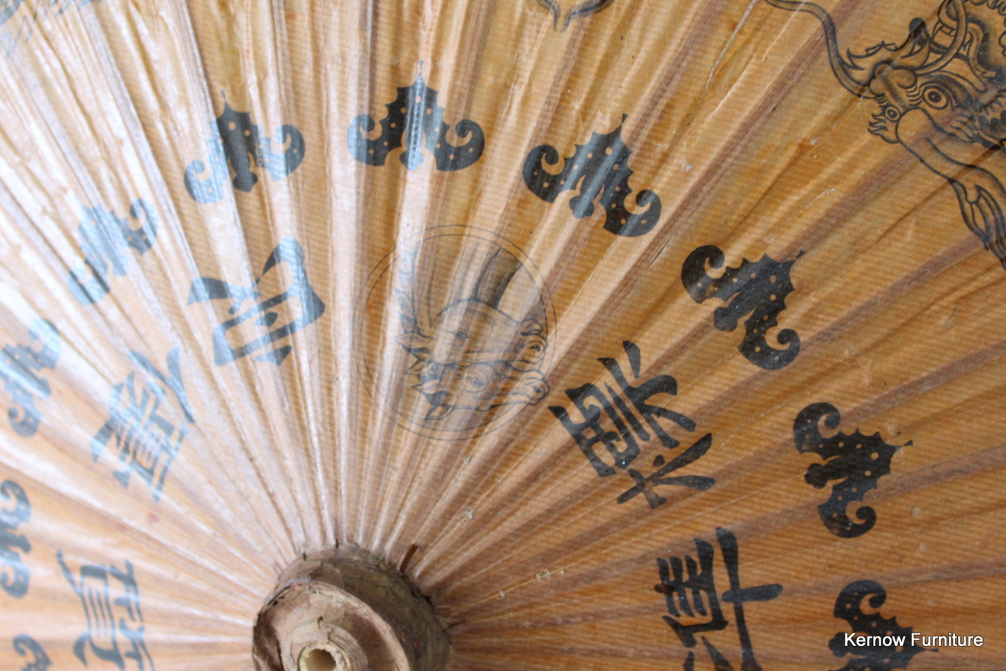 Oriental Paper Parasol - Kernow Furniture