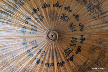 Oriental Paper Parasol - Kernow Furniture