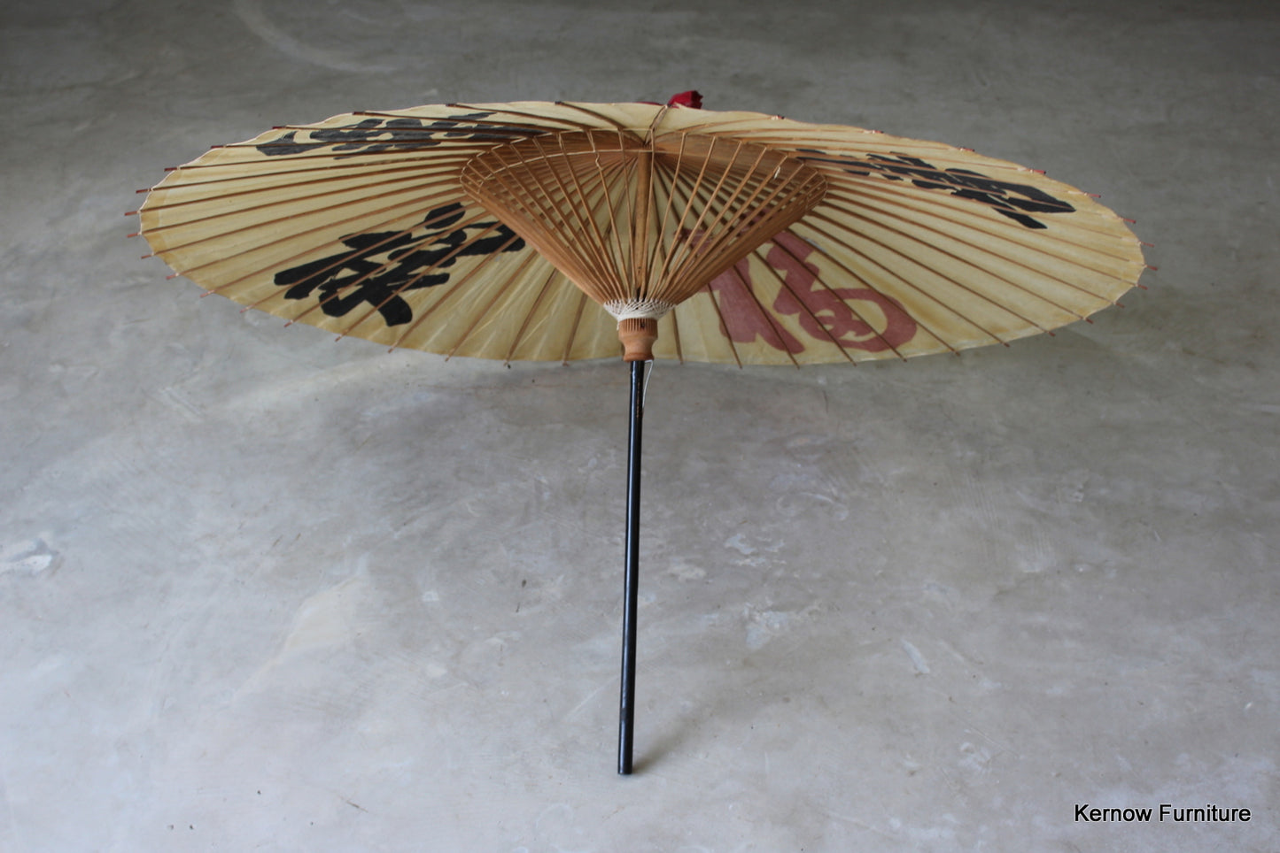 Large Oriental Paper Parasol - Kernow Furniture