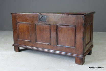 18th Century Oak Coffer - Kernow Furniture