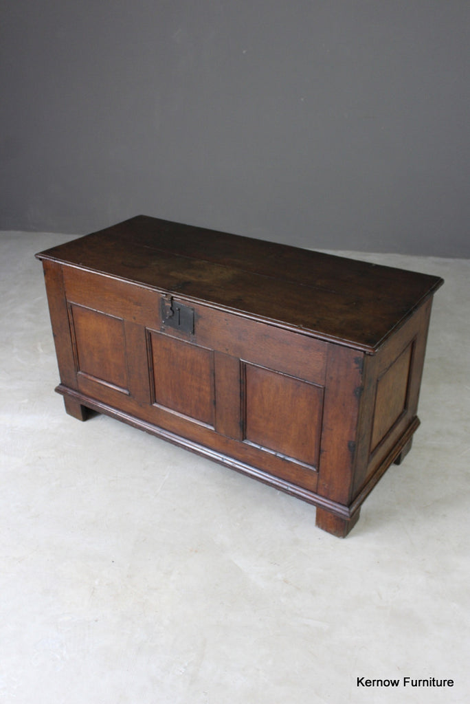 18th Century Oak Coffer - Kernow Furniture