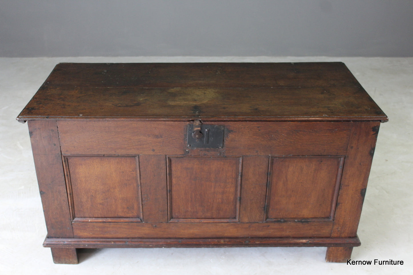 18th Century Oak Coffer - Kernow Furniture