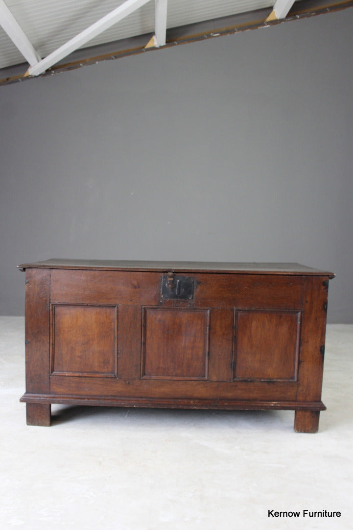 18th Century Oak Coffer - Kernow Furniture