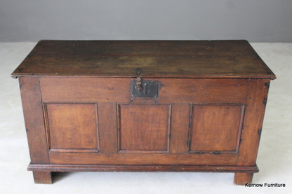 18th Century Oak Coffer - Kernow Furniture