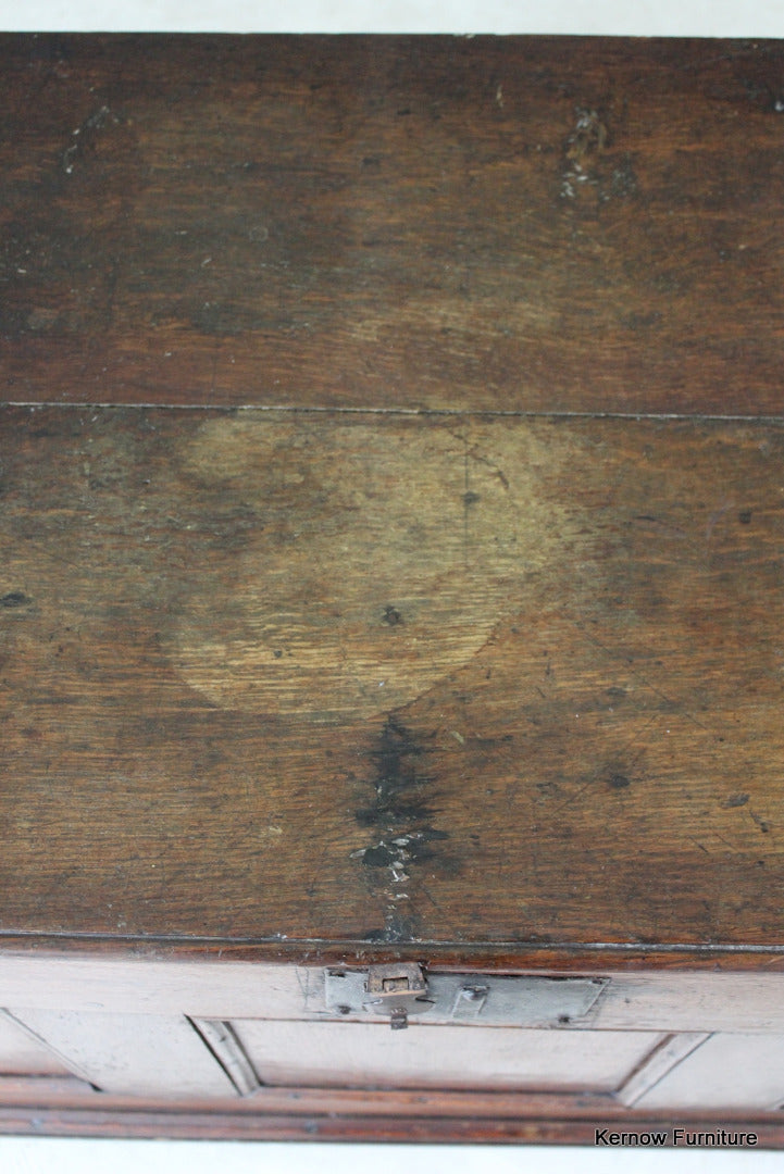 18th Century Oak Coffer - Kernow Furniture