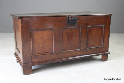 18th Century Oak Coffer - Kernow Furniture