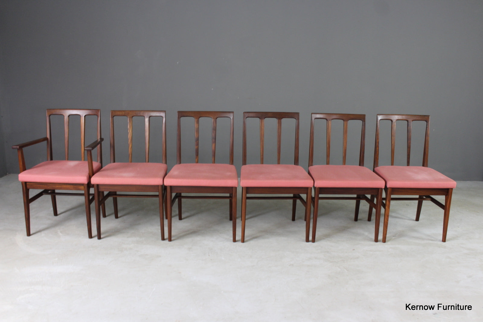 6 Younger Teak Dining Chairs - Kernow Furniture