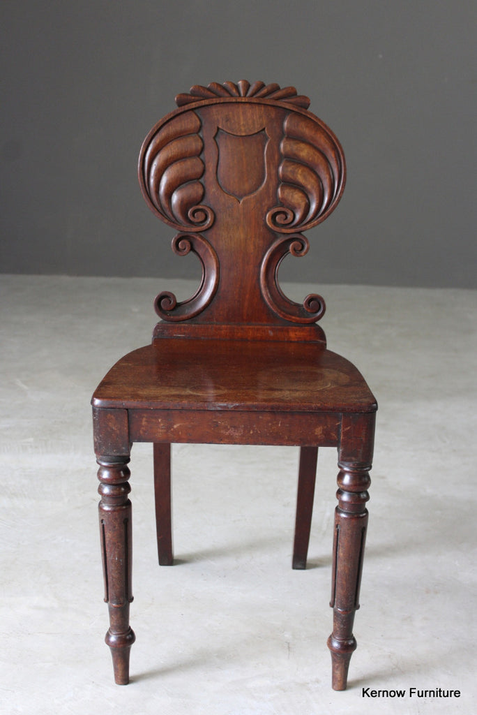 Antique Regency Hall Chair - Kernow Furniture