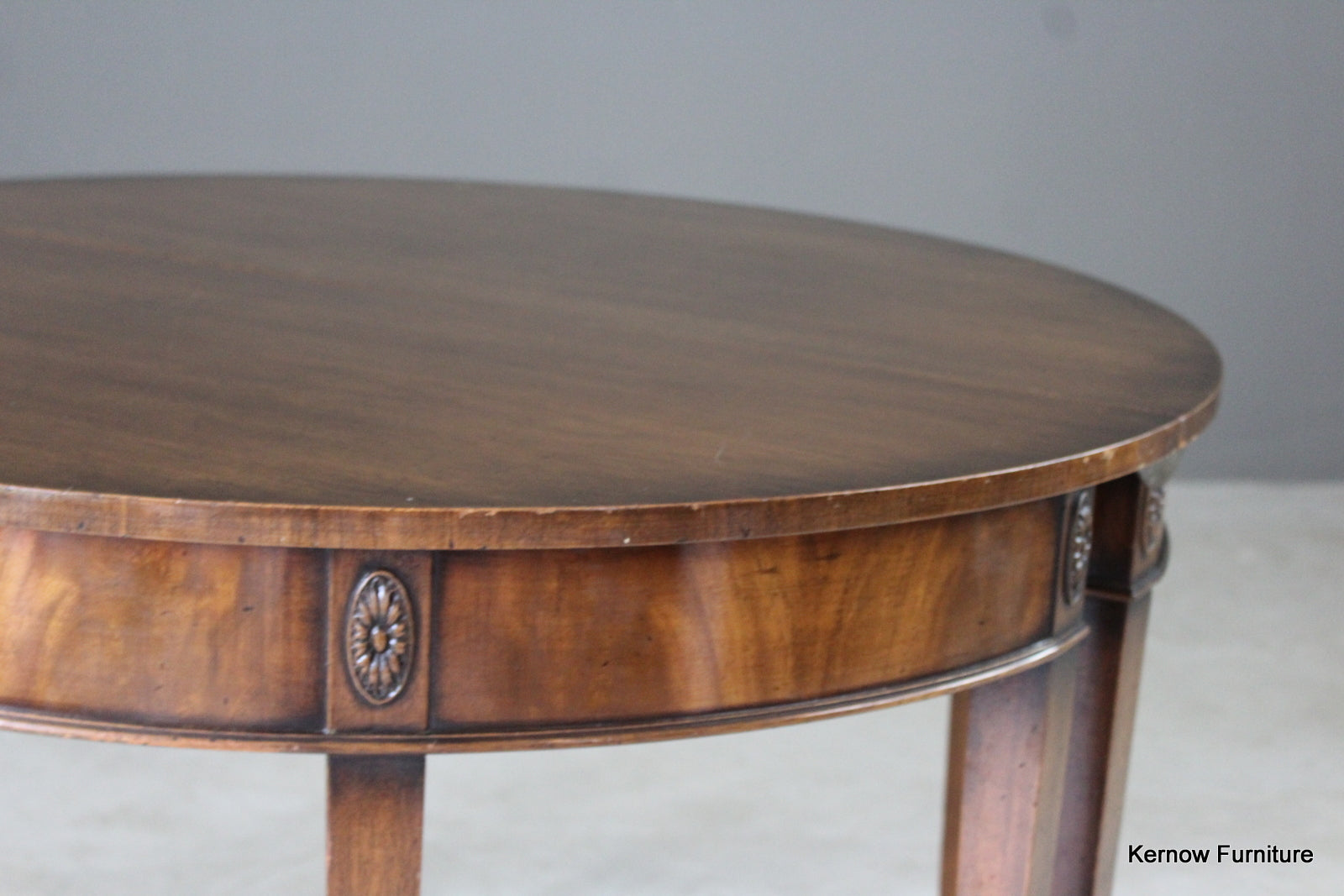 Antique Style Large Oval Extending Dining Table - Kernow Furniture