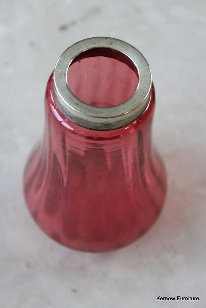 Cranberry Glass Vase - Kernow Furniture