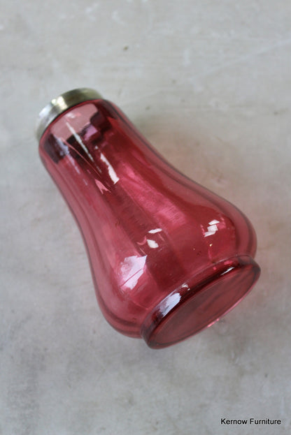 Cranberry Glass Vase - Kernow Furniture