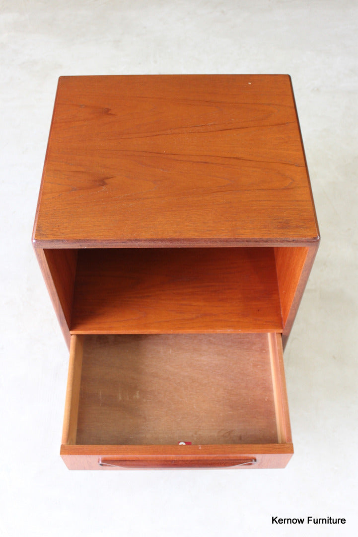 Single G Plan Teak Bedside Cabinet - Kernow Furniture