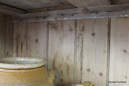 Large Antique Stripped Pine Dresser - Kernow Furniture