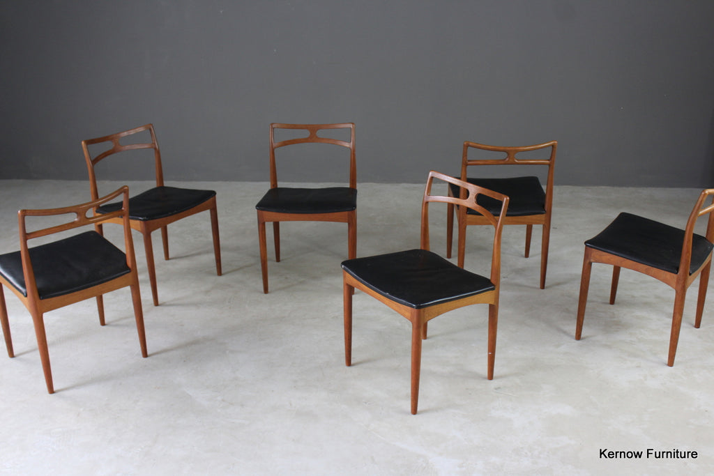 6 Johannes Andersen for Christian Linneberg Dining Chairs - Kernow Furniture