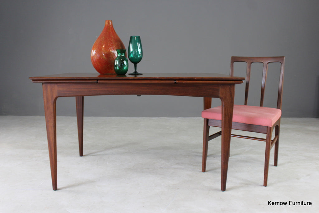Mid Century A Younger Teak Extending Dining Table - Kernow Furniture