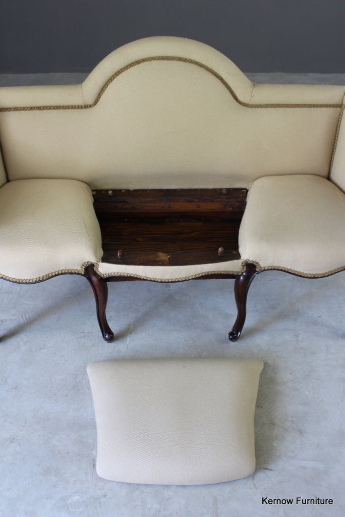 Antique Rosewood Settee - Kernow Furniture