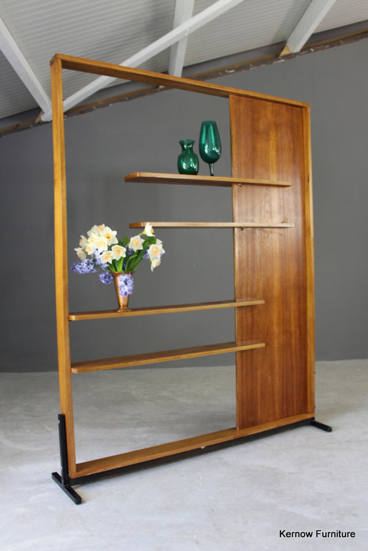 Retro Teak Veneer Room Divider - Kernow Furniture