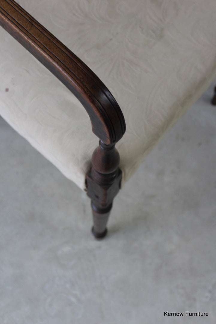 Single Antique Mahogany Carver Chair - Kernow Furniture