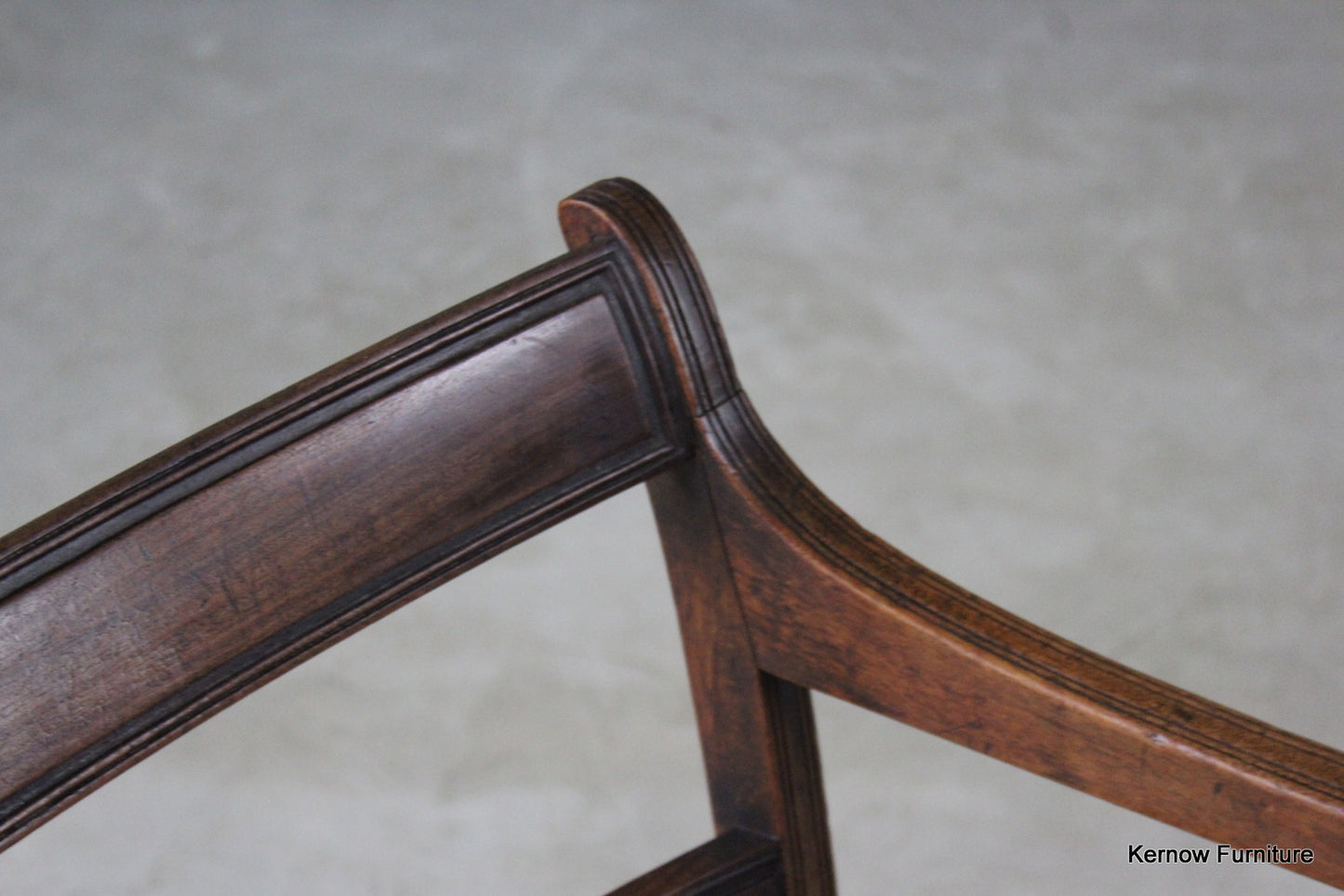 Single Antique Mahogany Carver Chair - Kernow Furniture