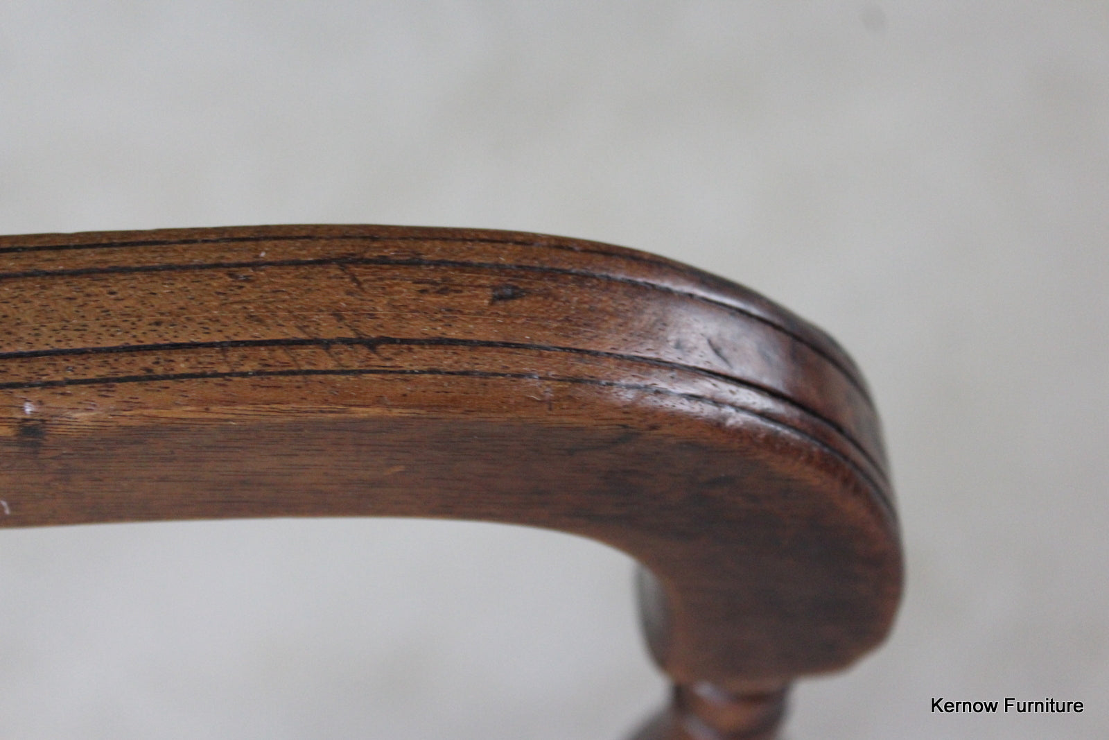 Single Antique Mahogany Carver Chair - Kernow Furniture