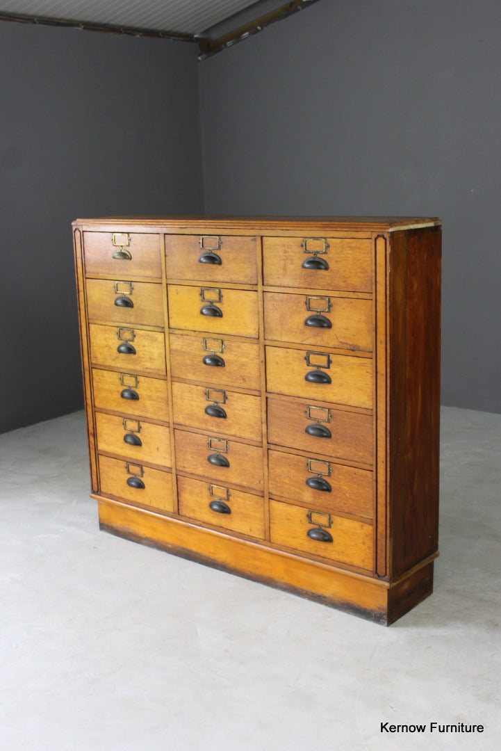 1940s Bank of Haberdashery Drawers - Kernow Furniture