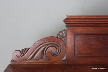 Victorian Mahogany Pedestal Sideboard - Kernow Furniture