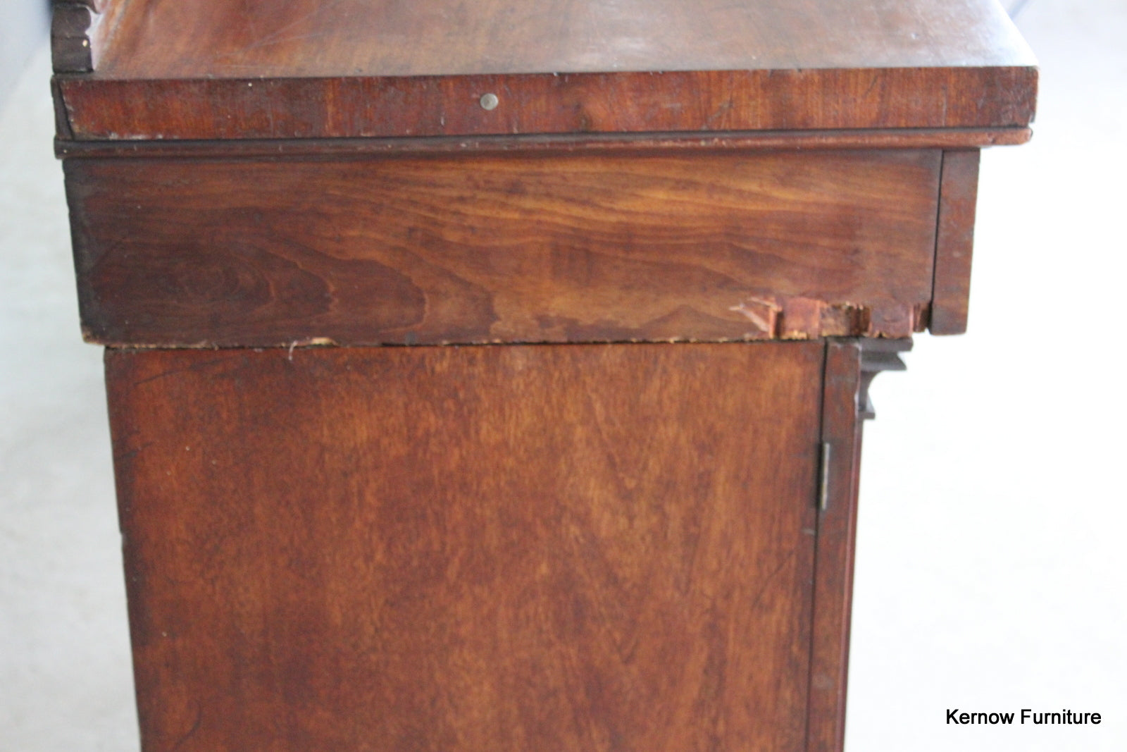 Victorian Mahogany Pedestal Sideboard - Kernow Furniture