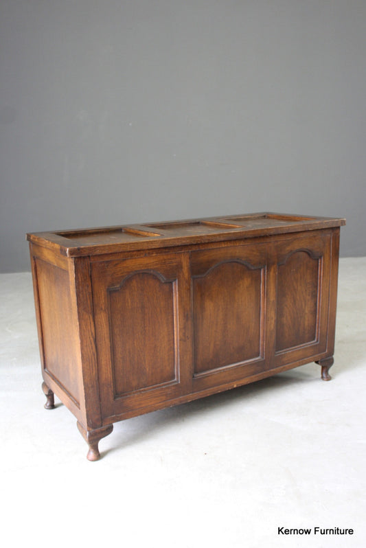 Oak Panelled Blanket Box - Kernow Furniture