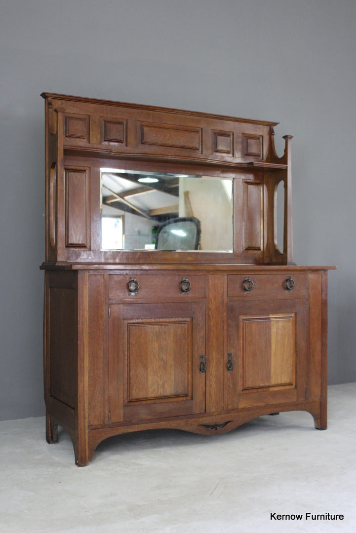 Arts & Crafts Oak Sideboard - Kernow Furniture