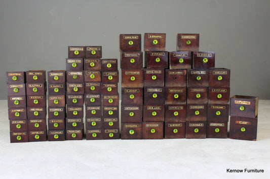 Antique Victorian Apothecary Drawers - Kernow Furniture