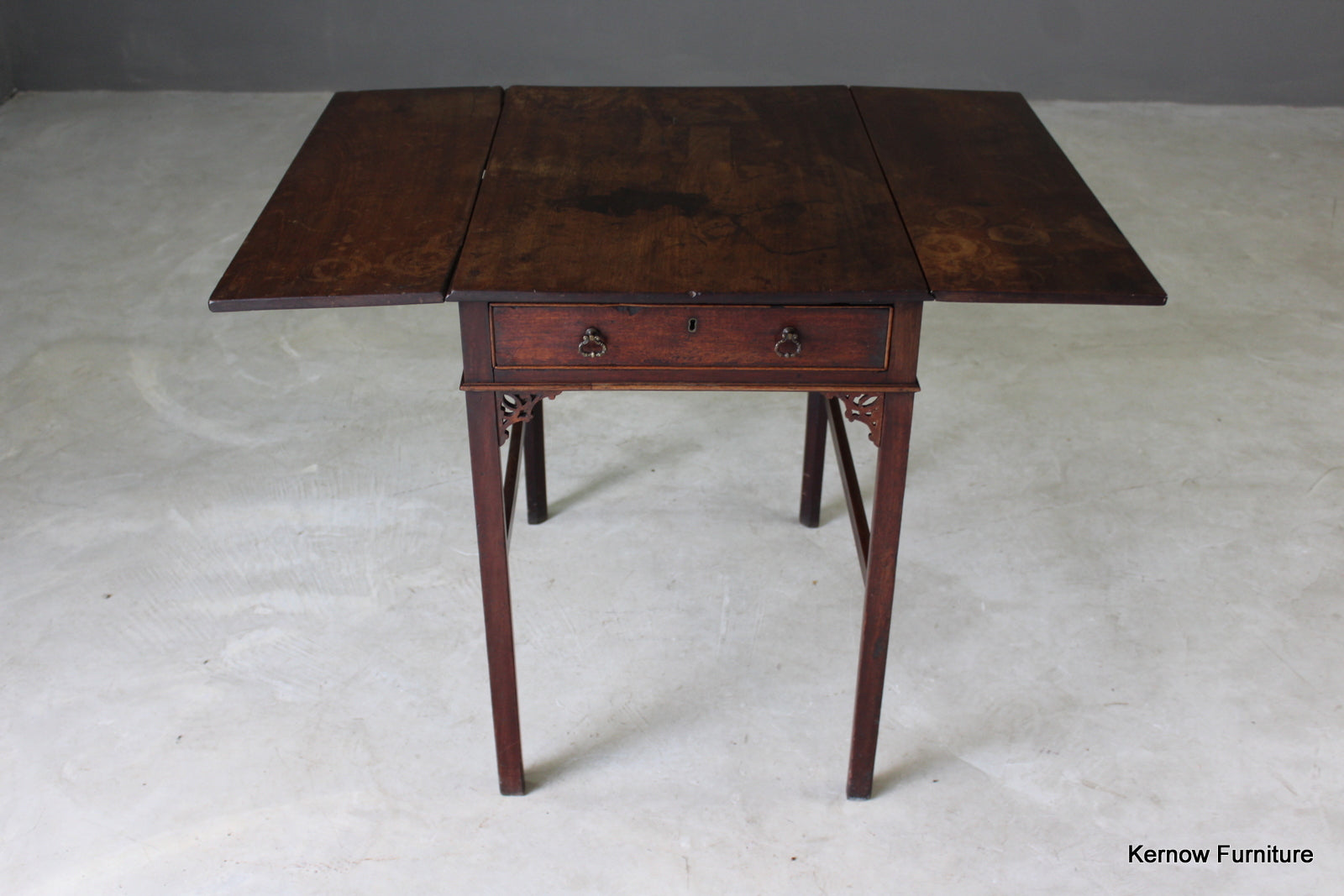 Chippendale Period Pembroke Table - Kernow Furniture