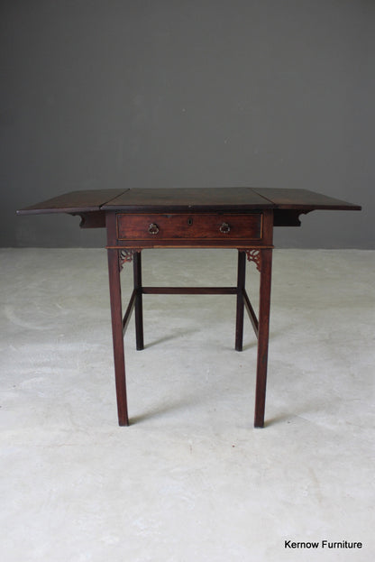 Chippendale Period Pembroke Table - Kernow Furniture