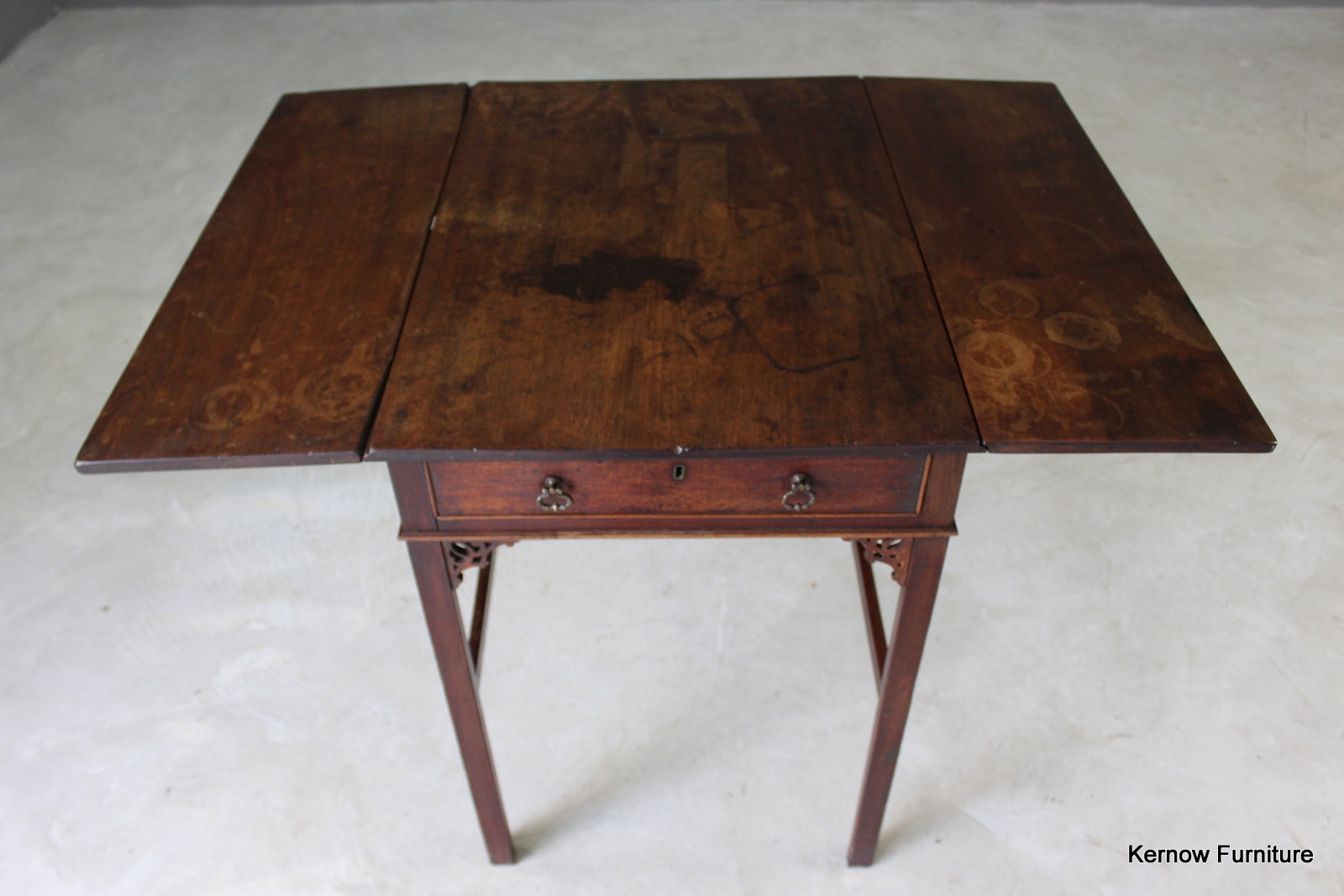 Chippendale Period Pembroke Table - Kernow Furniture