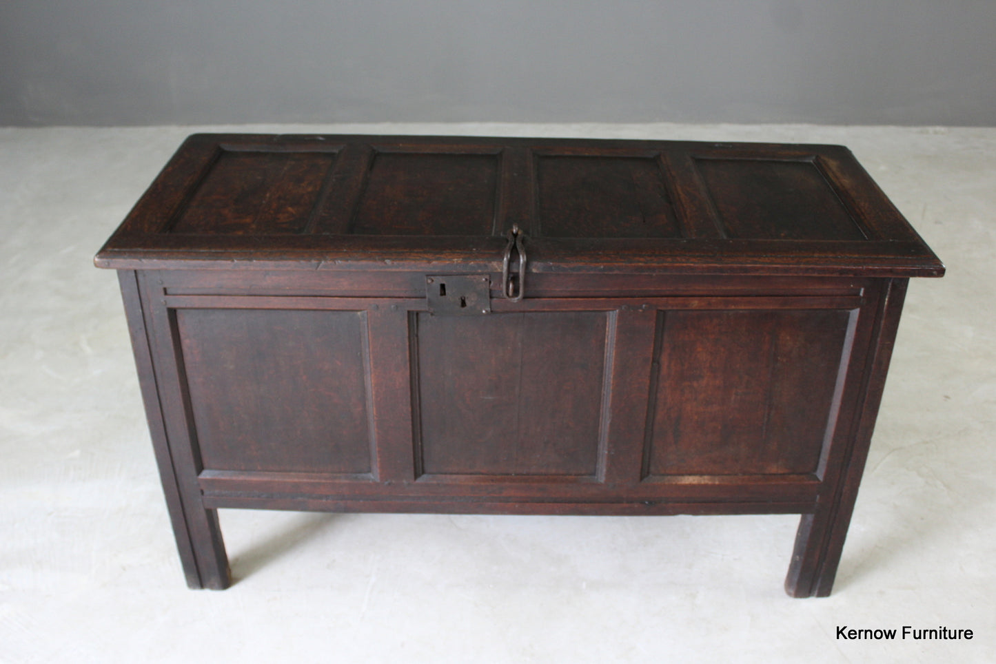 Antique Oak Coffer - Kernow Furniture