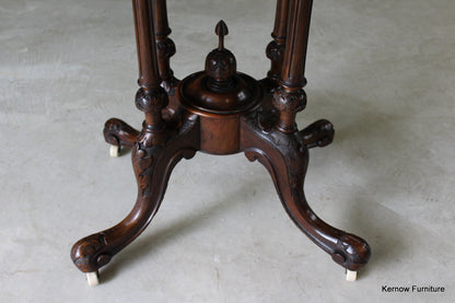 Victorian Inlaid Oval Centre Table - Kernow Furniture