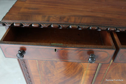 Antique Mahogany Side Cabinet - Kernow Furniture