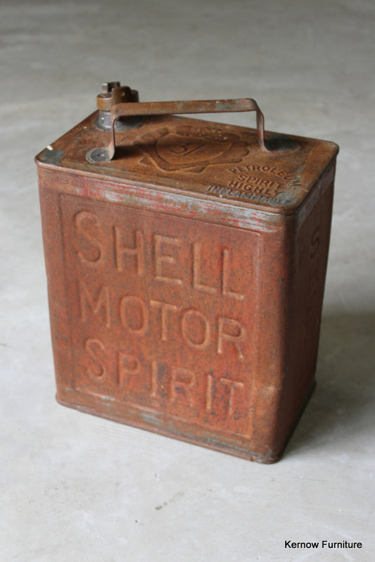 Vintage Shell Petrol Can - Kernow Furniture