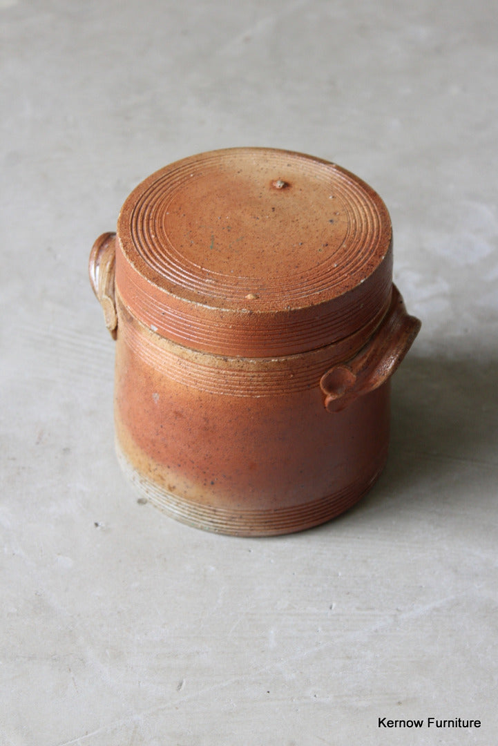 French Salt Glazed Confit Pot - Kernow Furniture