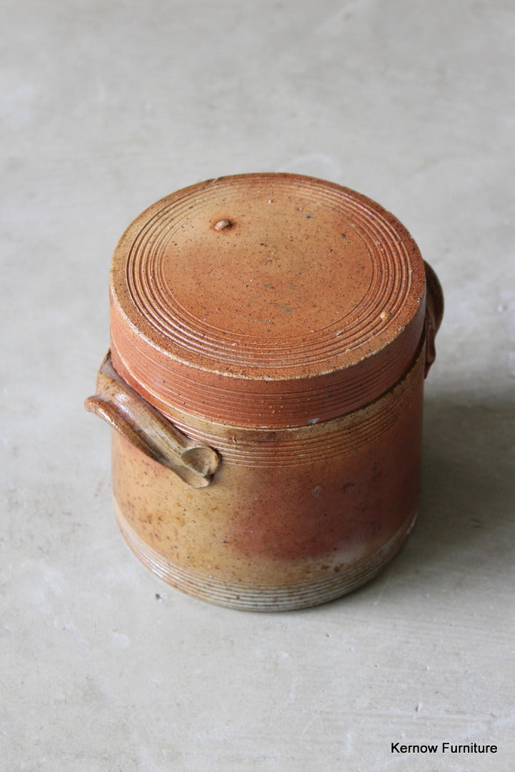 French Salt Glazed Confit Pot - Kernow Furniture