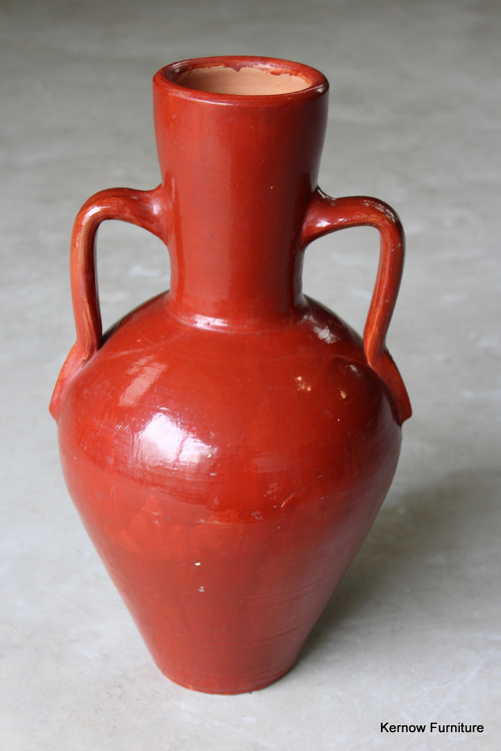 Earthenware Floor Vase - Kernow Furniture