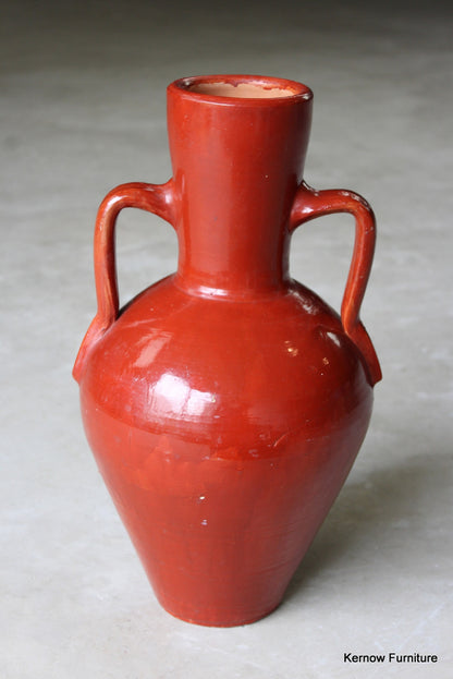 Earthenware Floor Vase - Kernow Furniture