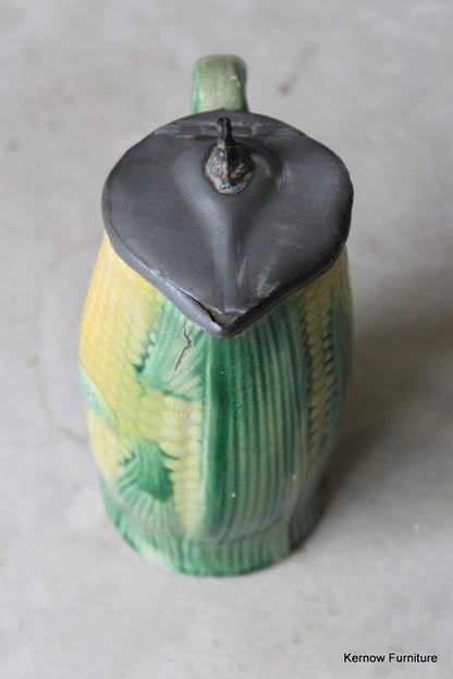 Majolica Corn Pewter Jug - Kernow Furniture