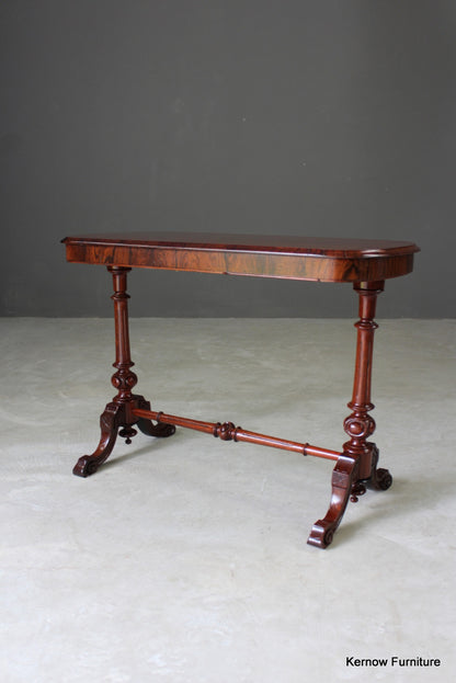 Reproduction Rosewood & Walnut Occasional Table - Kernow Furniture